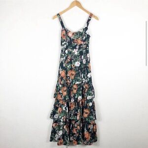 Abercrombie & Fitch floral maxi dress - L